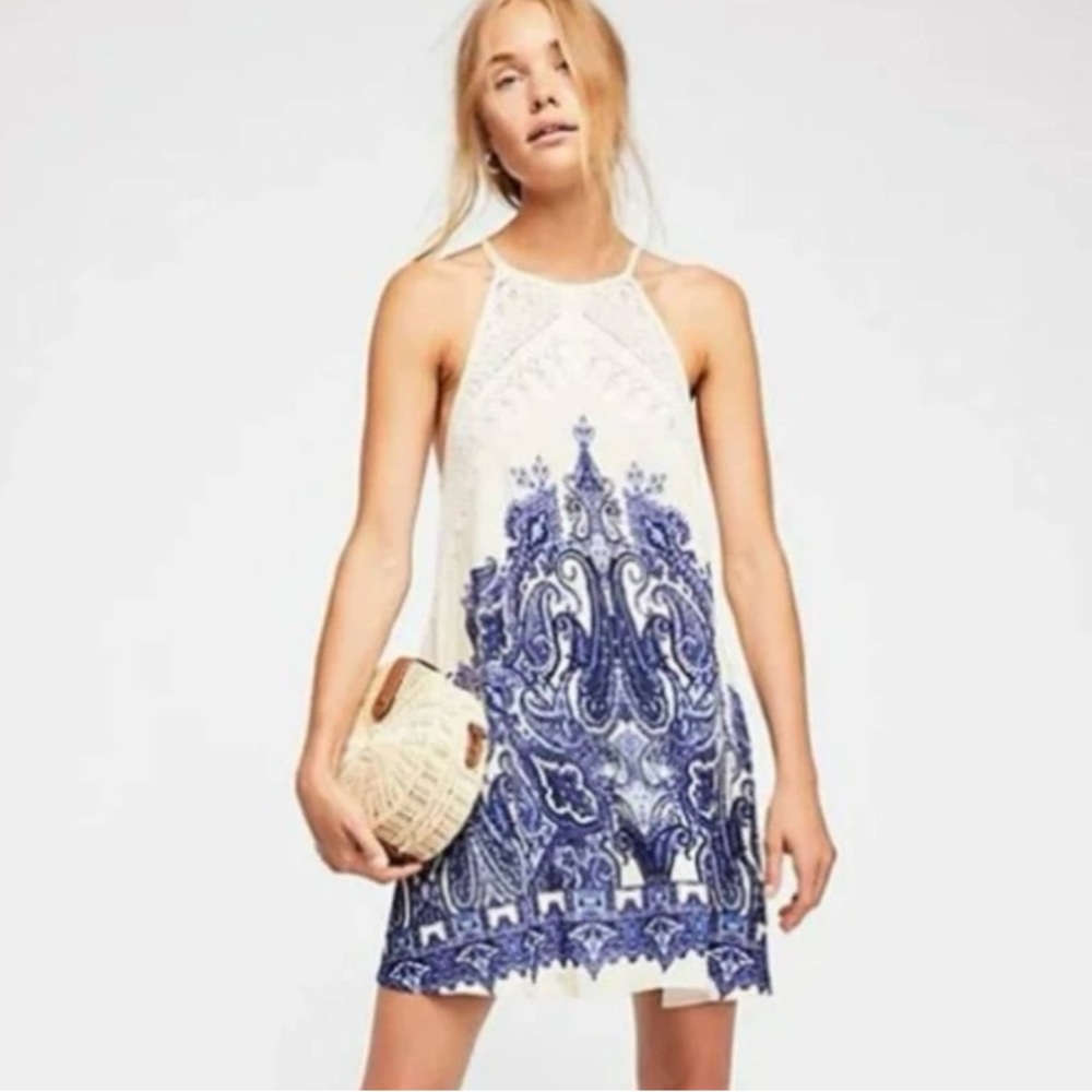 Free People M Shea Printed Dress